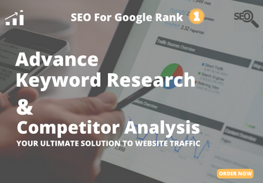 50 low competitive Advanced SEO keyword research and competitor analysis