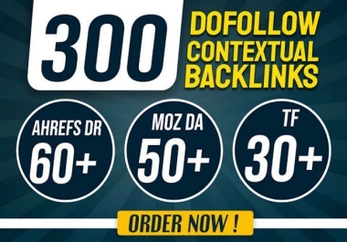 100+ Contextual Dofollow Backlinks SEO link Building Service