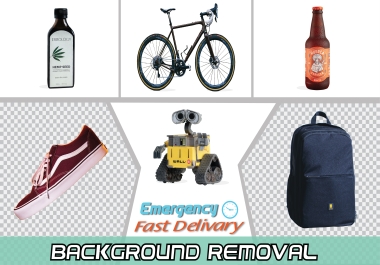 I will do Background Remove,  transparent background and Clipping path