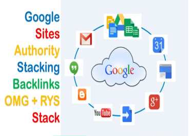 I will create google sites authority stacking backlinks omg and rys