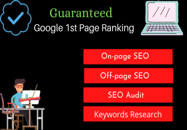 Google 1st Page Ranking Monthly SEO Service complete On-page and Off-page