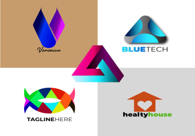 3 unique and creative logos in just 24hrs