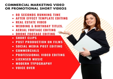 Get commercial marketing videos and promotional ads