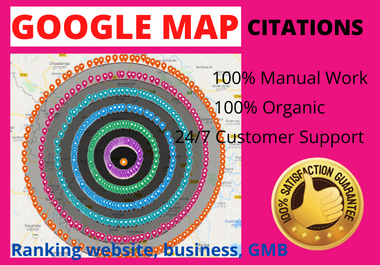 I will manually build 1000 Google maps citations for local business SEO and GMB ranking