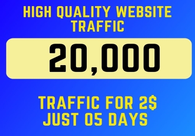 Organic keyword targeted web traffic