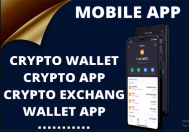 I will develop high quality cryptocurrency wallet app,  wallet app