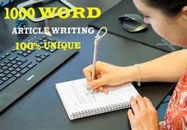 I will write a 1000 word blog post for you