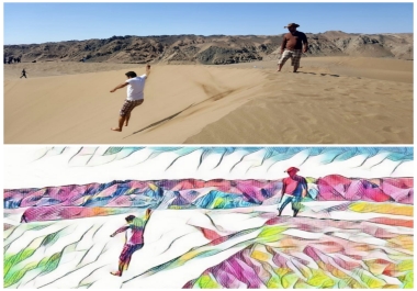 Convert your photo into an art photo