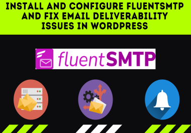 Install and configure fluent SMTP in wordpress