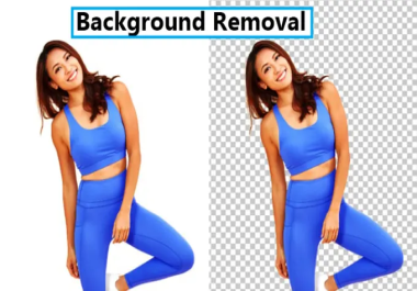 I will do background removal,  white or transparent to your images