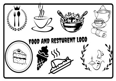 Amazing food logo designs,  resturant logo designs,  food and beverage logo designs  for your business