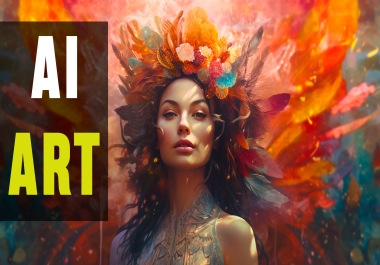 create amazing custom digital ai arts using midjourney ai