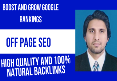 I will do monthly off page SEO service,  manual and natural high quality backlinks and guest posts