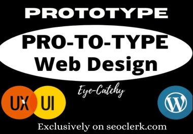 I will create a unique website design and its prototype.