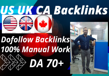 provide 35 dofollow permanent SEO Backlinks for US UK CA on high DA sites