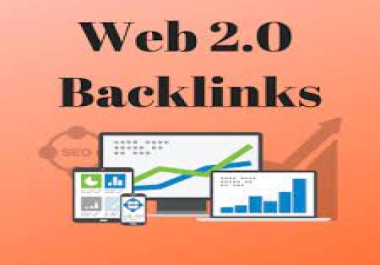 I will create 50 authority web 2 0 backlinks for SEO
