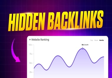 High Authority 5 Hidden Backlinks Created From TOP Quality Domains