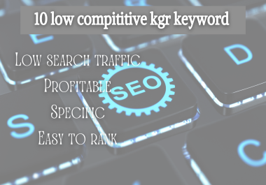 10 kgr keywords to rank your website