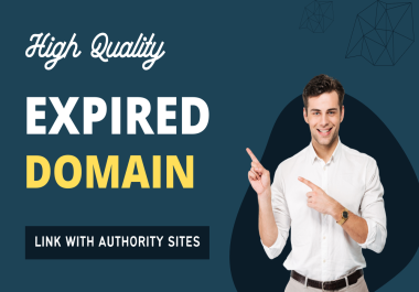 I will provide you high authority expired domains with good backlinks