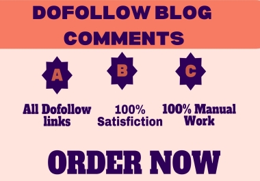 I will provide 200 dofollow blog comments back-links