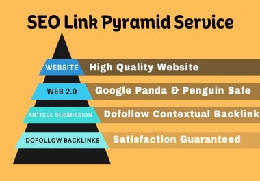 Tier 3 Manual 280 SEO Link Pyramid Service For Top Ranking