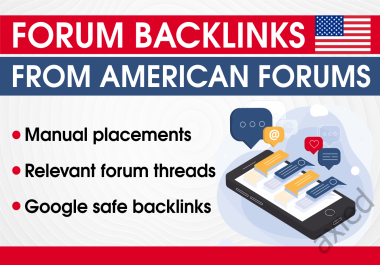 High quality SEO backlinks USA forums