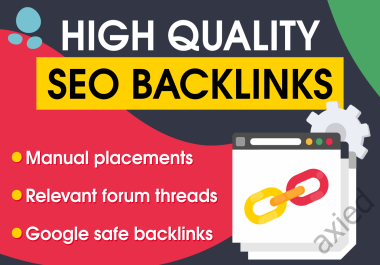 High quality SEO backlinks forum placement