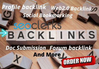 I will create profiles and more backlink for SEO business