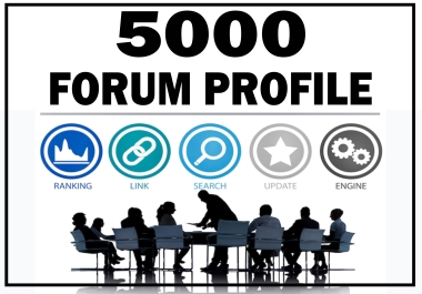 Make 5000 provide seo forum profile dofollow backlink