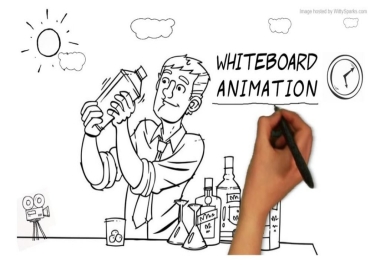 I will create a professional whiteboard animation explainer video for you.