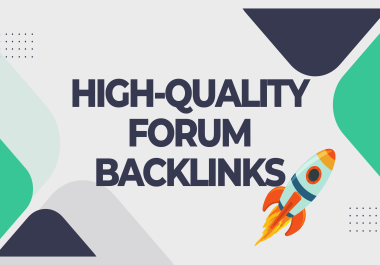 Provide high authority 5 forum posting SEO backlinks