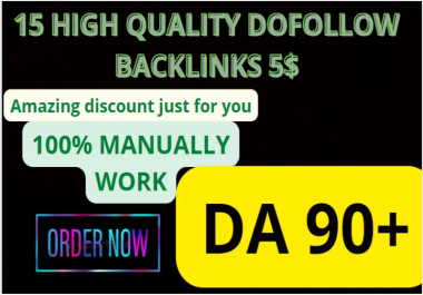 I will provide you with high quality dr 90+ dofollow backlink services