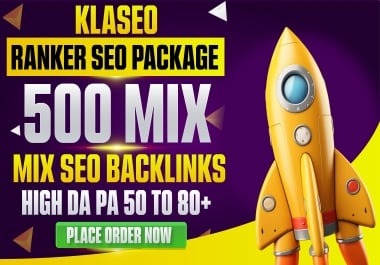 Ranker 1st With 500 Mix SEO Hight Authority Package High DA PA BACKLINKS