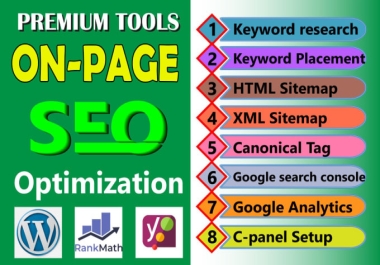 I will do best onpage SEO and optimize your website for google rank