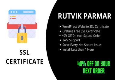 I Can Install Life Time Free SSL Certificate On Your Website