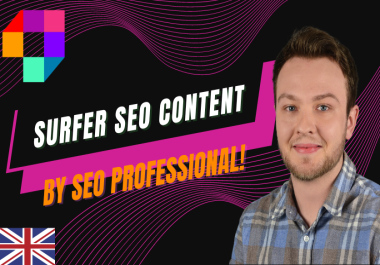 Surfer SEO Optimised Content by SEO Professional