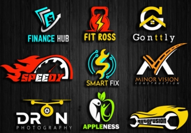 modern minimalist business unique logo design for company