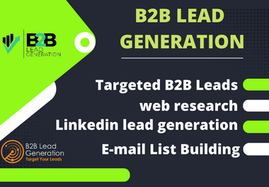 I will do 35 b2b lead generation and email list building