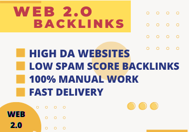 I Will Provide 30 WEB 2.O Backlinks