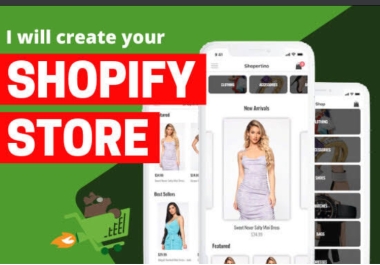 Create a unique Wordpress and Shopify store for your business