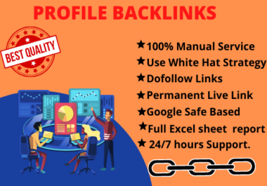 I will create 100 quality profile backlinks