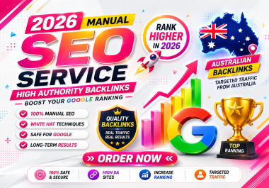 2026 Updated Manual SEO Package High Quality Backlinks