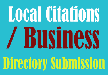 I will do 50 local citations and directory submission Accepted PayPal