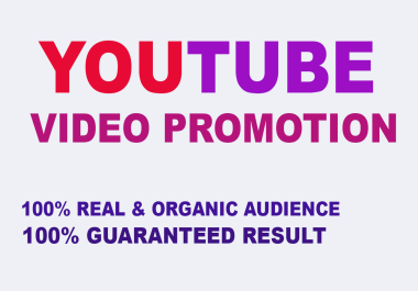 Real Audience of YouTube Chanel OR Account and High Retention Users for YTube Video Promotion