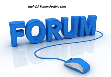 20 Dofollow Forum Posting Backlinks with High Authority forum sites