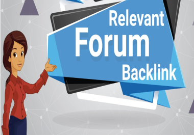 SKYROCKET your site on Google With my Niche Relevant Dofollow Forum Backlinks