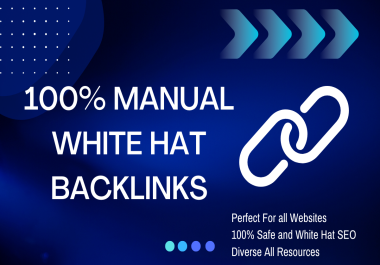 I Will Do SEO Expert backlinks white hat manual link building service for google top ranking.