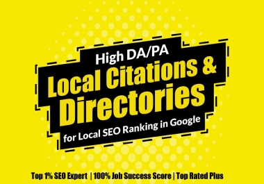 250 Top Local Citations For Your Businesses