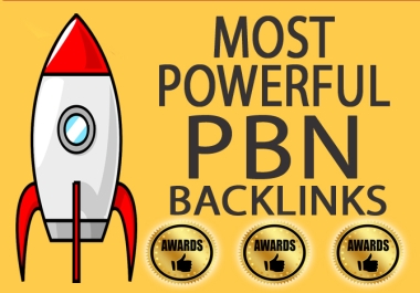Build 10 Manual DA PA 60+ Do Follow PBN Backlinks