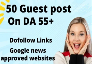 I will dofollow guest post google news approved SEO backlinks